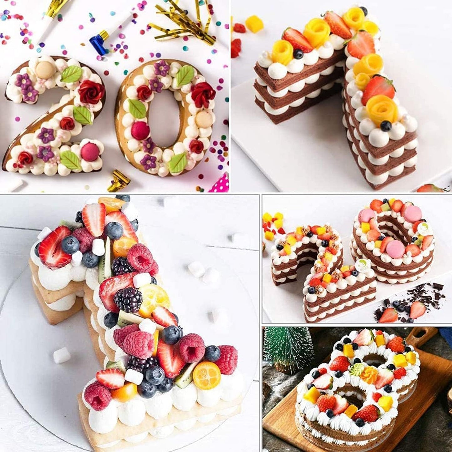 Ducodocu Large Silicone Number Cake Mould 3D Novelty Cake Pan DIY Baking Mold for Birthday Anniversary Number of 1 Purple