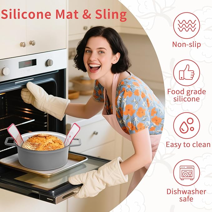 38 Pcs Sourdough Starter Kit, Cotton Rope Banneton Bread Proofing Basket with Sourdough Starter Jars,10 Inch Round & Oval Proofing Basket with Liners & Covers for Artisan Bread Baking