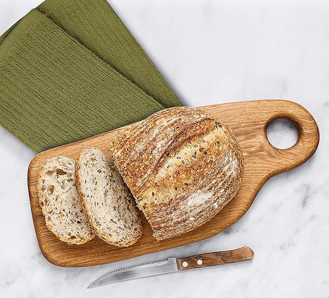 Softolle Bar Mop Towels, Pack of 12-16x19 Inches - 100% Cotton Super Absorbent Towels, Multi-Purpose for Home and Bar Cleaning (Sage Green)