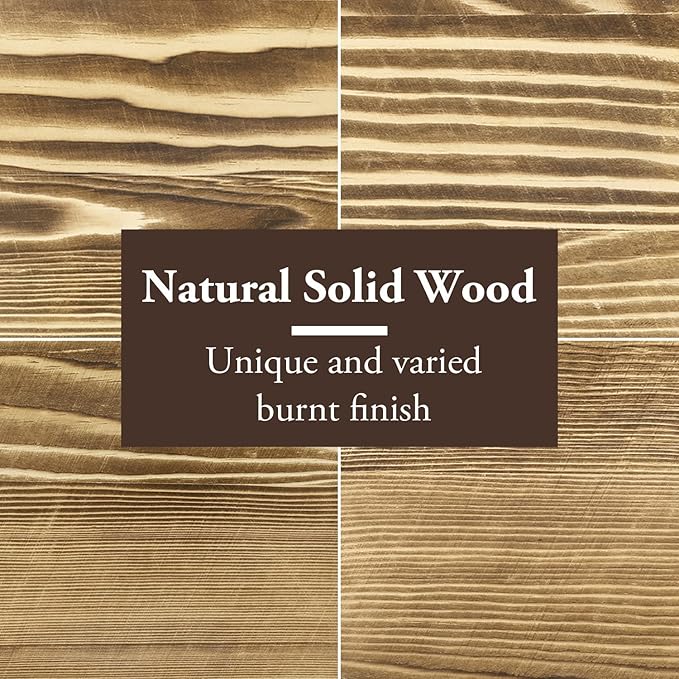 MyGift 4-Bottle Rustic Brown Wood Wine Rack for Countertop - Brushed Country Rustic Style, Compact Storage for Kitchen, Bar, Dining Room (Holds 750ml Bottles)