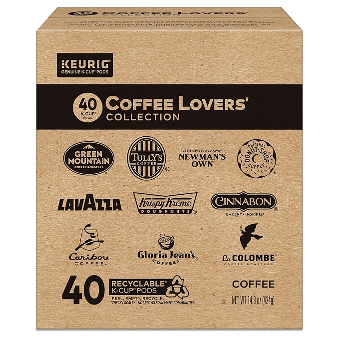 Keurig® Coffee Lover's Collection Variety Pack, Keurig Single Serve K-Cup Pods, 40ct