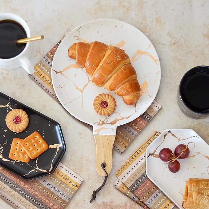 Multi Color Salsa Stripes Cotton Cloth Napkin Set of 12 - Durable Reusable Machine Washable for Dinner Table Décor, Wedding, Party, Bar, Cocktail, Everyday Use 18x18 Inch - Beige Multi