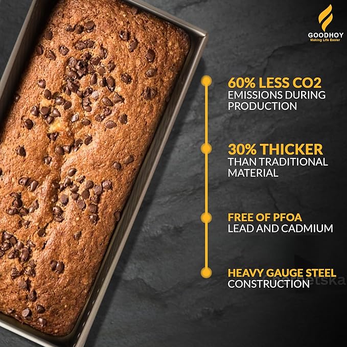 1lb+2lb set Nonstick Pullman Loaf Pan With Lid For Homemade Bread Carbon Steel Sandwich Bread Baking Mold With Sliding Lid Durable Toast Box For Square Loaf Shokupan Soft Milk Bread & Gift Box