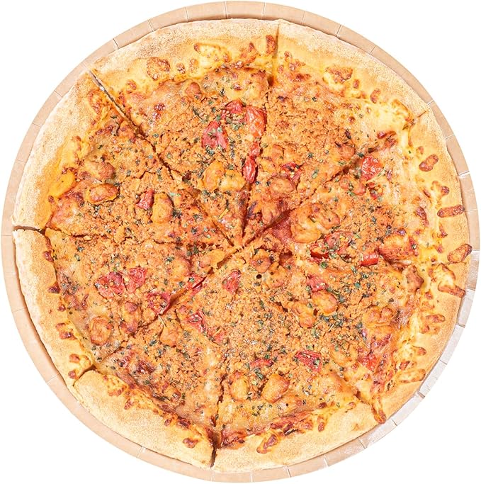 Restaurantware-Eco Pie 12 Inch Paper Pizza Trays, 25 Round Pizza Pans - Oven-Ready, Microwavable, Kraft Paper Pan For Individual Personal Pizzas, For Baking, Cooking, Bread, Meat, Or Pies