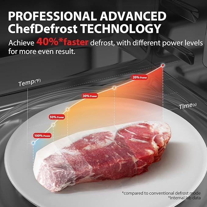 TOSHIBA OptiChef Air Fryer Combo Countertop Microwave Oven with 2.4-Inch Color Screen, Origin Inverter Technology, Smart Sensor, Compatible with Alexa, 1100W, 1.3 Cu.Ft, Silver ML2-STC13SAIT(SS)