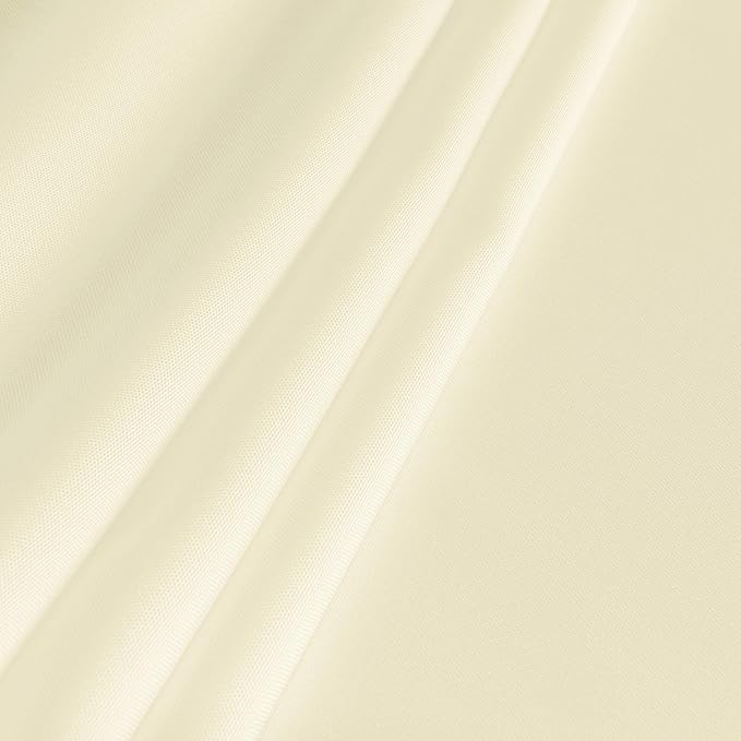 sancua Rectangle Tablecloth - 70 x 120 Inch - Stain and Wrinkle Resistant Washable Polyester Table Cloth, Decorative Fabric Table Cover for Dining Tables, Buffet Parties and Camping, Beige