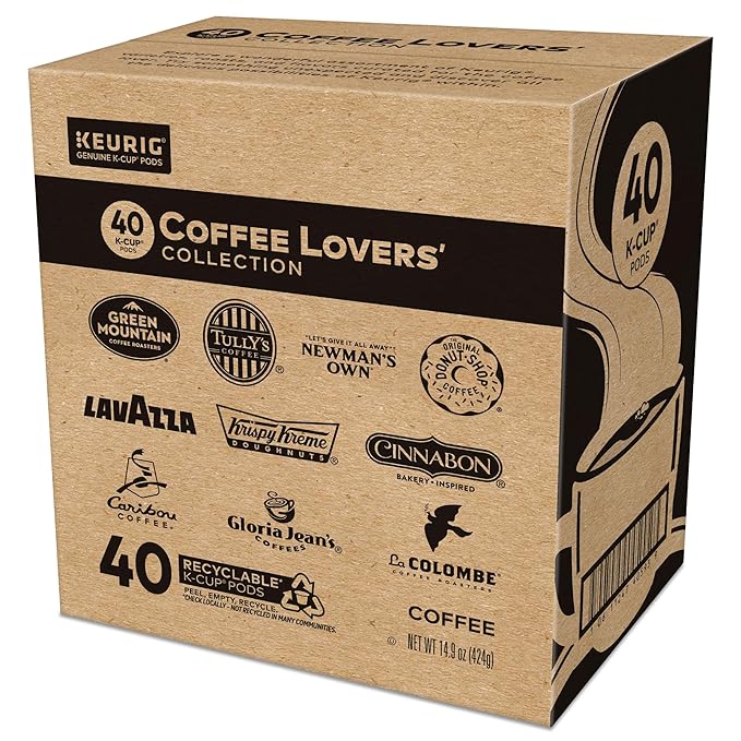 Keurig® Coffee Lover's Collection Variety Pack, Keurig Single Serve K-Cup Pods, 40ct