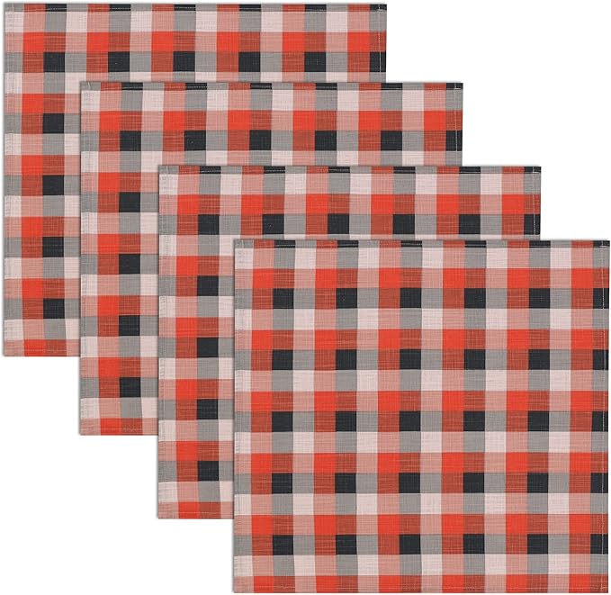 RUVANTI Cloth Napkins Set of 12 Cotton 100%, 18x18 Inches Napkins Cloth Washable, Soft, Absorbent. Cotton Napkins for Parties, Christmas, Thanksgiving, Weddings, Dinner Napkins Cloth - Play Box