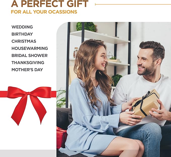 Bamboo Cutting Boards for Kitchen [Set of 3] Wood Cutting Board for Chopping Meat, Vegetables, Fruits, Cheese, Knife Friendly Serving Tray with Handles, 3 Piece Large, Medium, Small Size for Food Prep