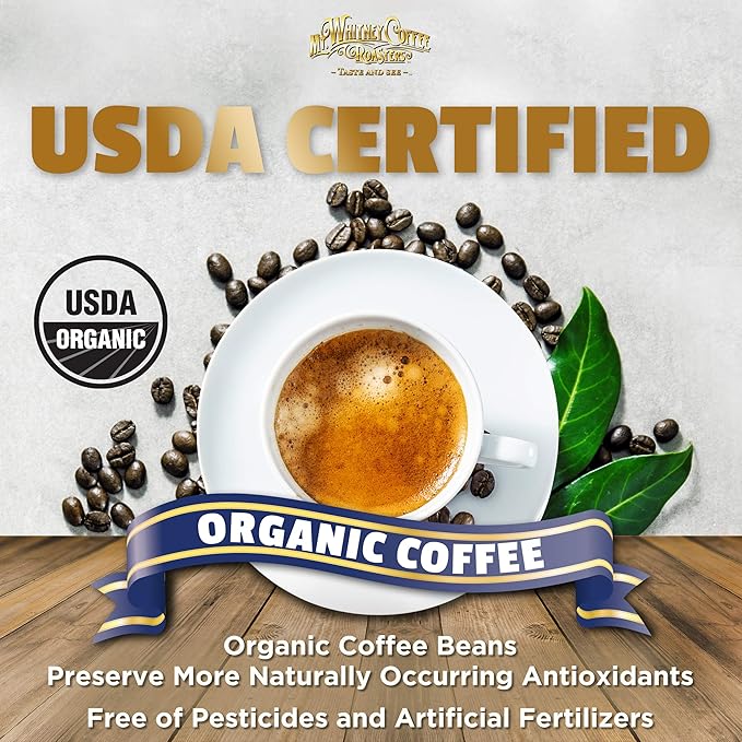 Mt. Whitney Organic French Roast, Dark Roast, Low Acid Coffee (Ground, 5 Lb)