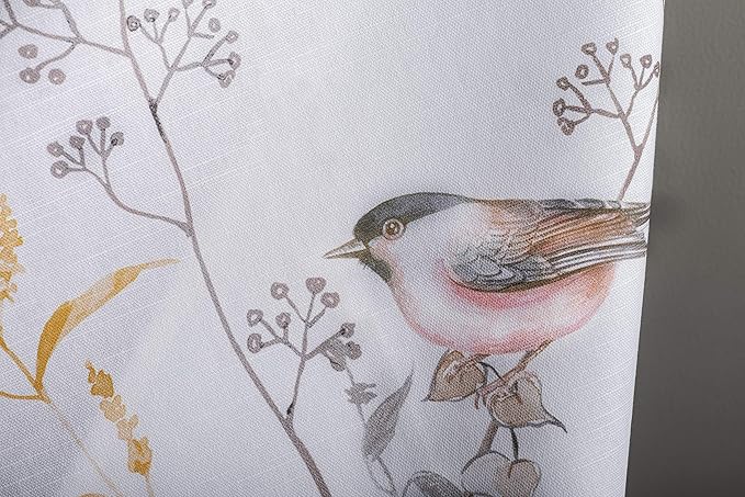 Maison d' Hermine Kitchen Towels Set of 3 100% Cotton 27.50" x 20" Reusable Cloth Tea Dish Towels Absorbent with Hanging Loop for Kitchen, Cocktail Parties Spring/Summer (Meadow Florals - Beige)