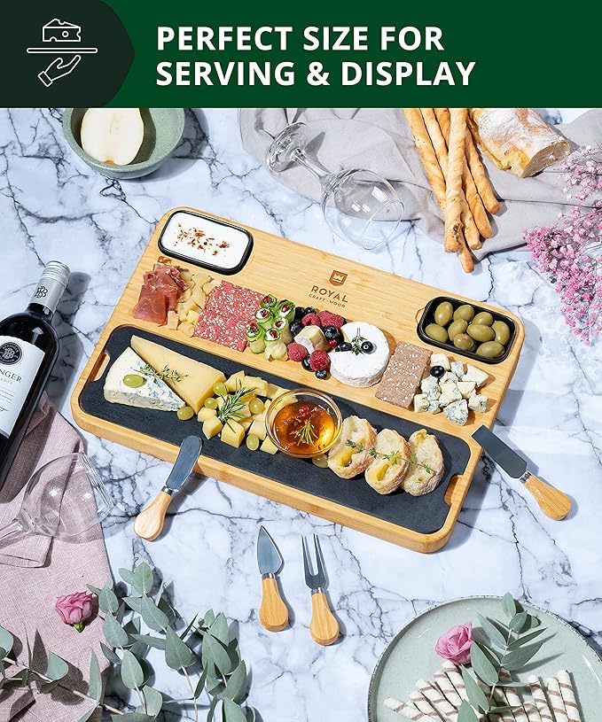 CHEESE BOARD WITH SLATE PLATE