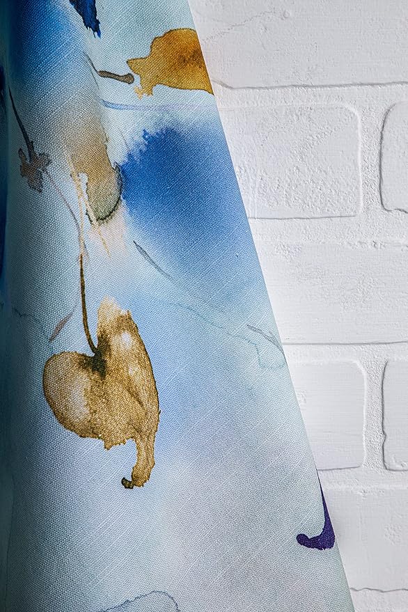 Maison d' Hermine Kitchen Towels Set of 2 100% Cotton 27.50" x 20" Reusable Cloth Tea Dish Towels Absorbent with Hanging Loop for Kitchen, Dining, Cocktail Parties Spring/Summer (Lazy Summer Days)