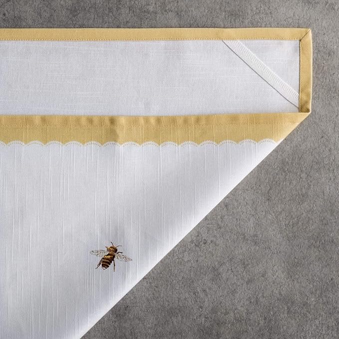 Maison d' Hermine Kitchen Towels Set of 3 100% Cotton 27.50" x 20" Reusable Cloth Tea Dish Towels Absorbent with Hanging Loop for Kitchen, Home, Dining, Cocktail Parties Spring/Summer (Printemps)