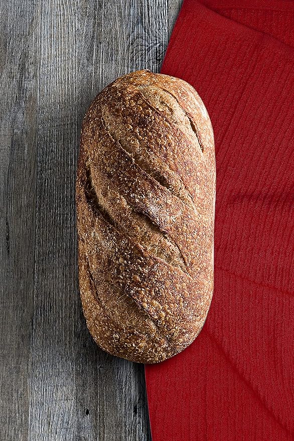 Softolle Bar Mop Towels, Pack of 12-16x19 Inches - 100% Cotton Super Absorbent Towels, Multi-Purpose for Home and Bar Cleaning (Red)