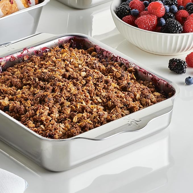 Hestan Provisions OvenBond – 8" x 8" Stainless Steel Square Baker Pan