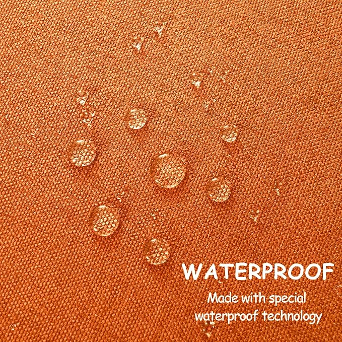 Table Cloth Rectangle Table Cover 57x118 Inches Faux Linen Wrinkle Free and Waterproof Pumpkin Orange Rectangle Tablecloth for Kitchen Dining Party Buffet Wedding