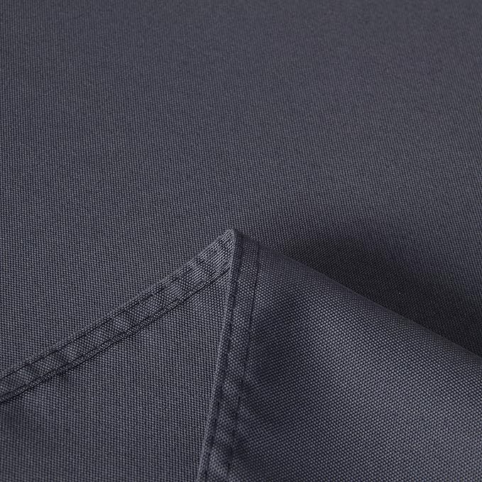 sancua Rectangle Tablecloth - 54 x 120 Inch - Water Resistant Spill Proof Washable Polyester Table Cloth, Decorative Fabric Table Cover for Dining Tables, Buffet Parties and Camping, Grey