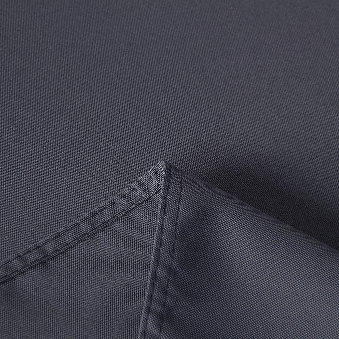 sancua Rectangle Tablecloth - 60 x 102 Inch - Stain and Wrinkle Resistant Washable Polyester Table Cloth, Decorative Fabric Table Cover for Dining Tables, Buffet Parties and Camping, Grey