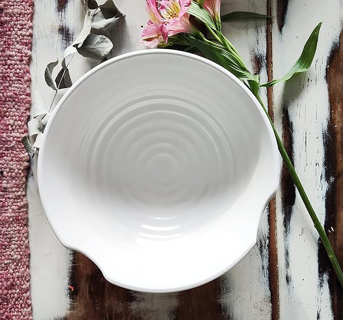 4 XL Gray White bowl set, 12 Pieces Ramen Bowls. Asian Japanese soup with Spoons and Chopsticks. Restaurant Quality Melamine, Large 52 oz for Noodles, Pho, Udon, Thai, Chinese dinnerware, 9 inch