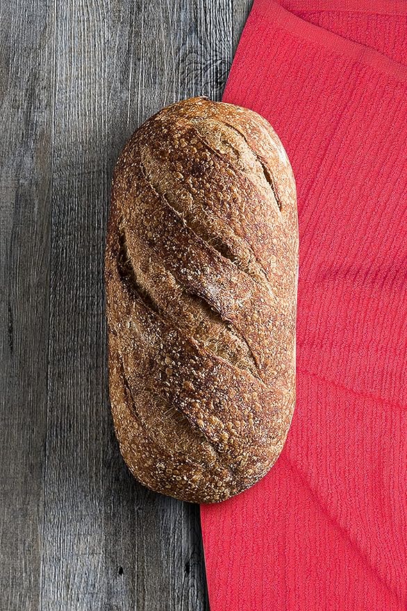 Softolle Bar Mop Towels, Pack of 12, 16x19 Inches, 100% Cotton, Crimson, Multi-Purpose for Home, Kitchen and Bar Cleaning