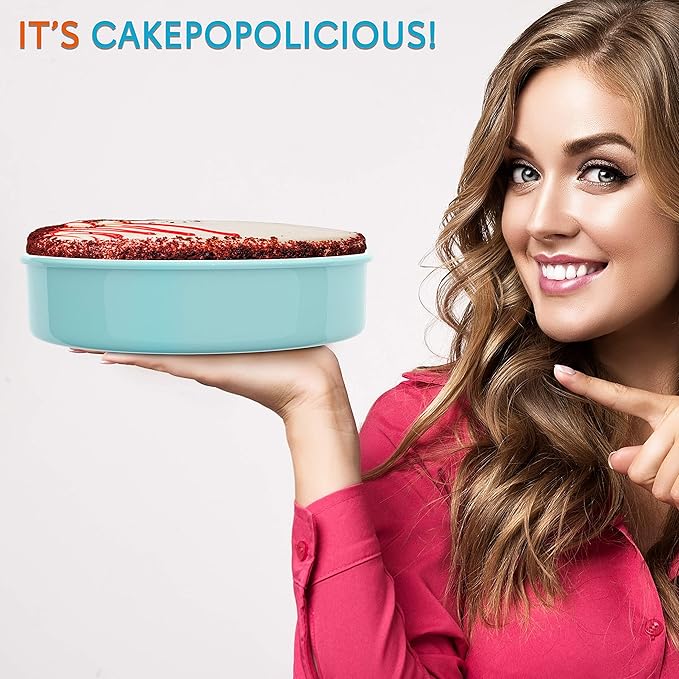 NutriChef 6-Piece Baking Pan Set, Carbon Steel Bakeware with Premium Ceramic Nonstick Coating, Includes 12-Cup Muffin Pan, Cake & Loaf Pan, Wide Bake Pan, & Cookie Sheet - Turquoise