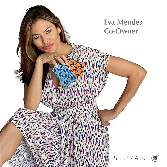 Skura Style Smart Kitchen Dish Sponges (Bulk 8 Pack) | Odor Free Non-Scratch Scrub Pad | Household Cleaning Scrubber for Sink, Counters, Surfaces, Pots, Pans, Dishwashing | Color-Fade Change Indicator