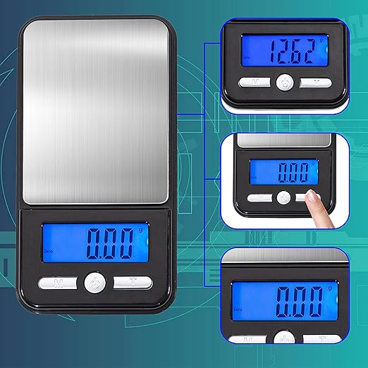 American Weigh Scales Digital Pocket Scale AC SERIES 150g x 0.01g | High Precision 0.001g Accuracy Mini Gram Scale for Kitchen, Lab, Jewelry, Coin Scale, Small Digital Gram Scale Portable Travel Scale