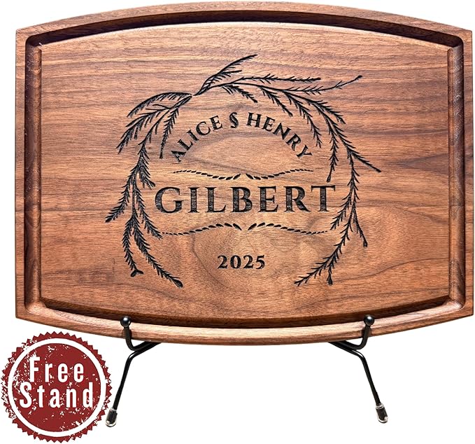 Personalized Engraved Cutting Board, Customized Wood Charcuterie Board, Customized Housewarming and Anniversary Present for Couples, Best Custom Wedding Gift, Bridal Shower and Engagement Present Idea