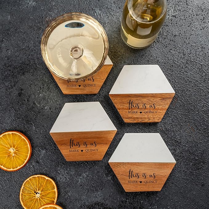 Personalized Charcuterie Board Set - Custom Engraved Bridal Shower, Wedding & Anniversary Present, Perfect for Housewarming, Couples, Party, Christmas, Friends, Birthday Gifts for Women