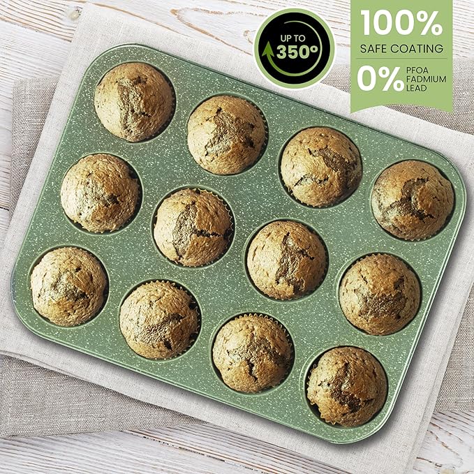 30 Piece Pots and Pans Set Non Stick, Nonstick Induction Granite Kitchen Cookware Sets, Induction Cookware and Bakeware Set, Nonstick Granite Cooking Set, Pan Sets for Cooking, Green