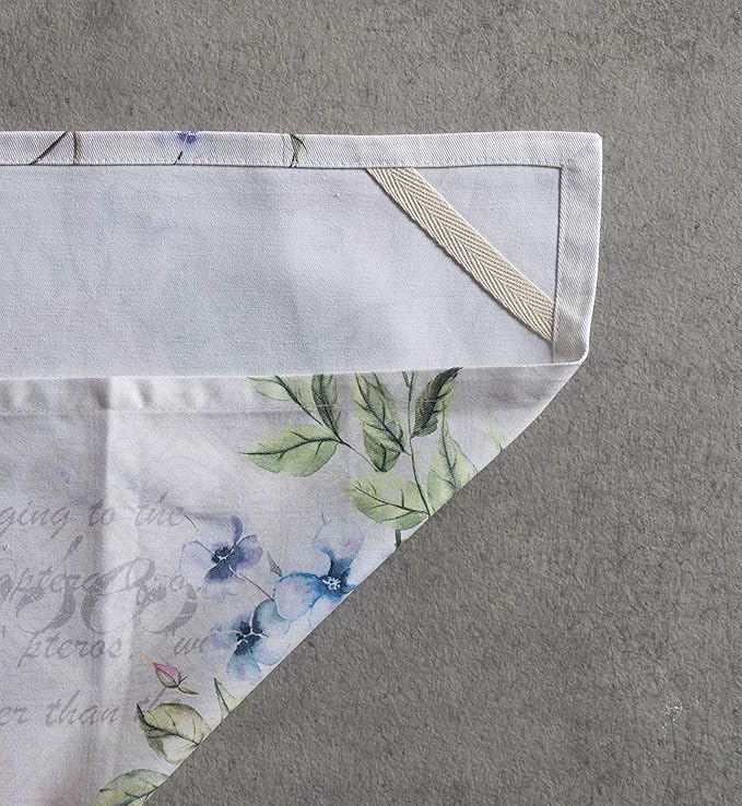 Maison d' Hermine Kitchen Towels Set of 3 100% Cotton 27.50" x 20" Reusable Cloth Tea Dish Towels Absorbent with Hanging Loop for Kitchen, Home, Dining, Cocktail Parties Spring/Summer (Obernai)