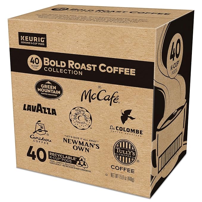 Keurig® Bold Roast Coffee Collection Variety Pack, Keurig Single Serve K-Cup Pods, 40ct