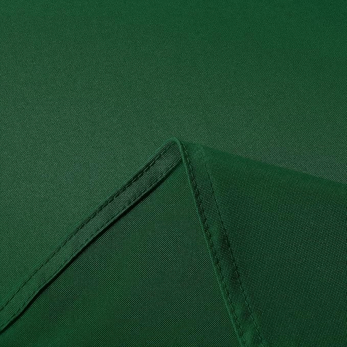 sancua Rectangle Tablecloth - 70 x 120 Inch - Stain and Wrinkle Resistant Washable Polyester Table Cloth, Decorative Fabric Table Cover for Dining Tables, Buffet Parties and Christmas, Hunter Green