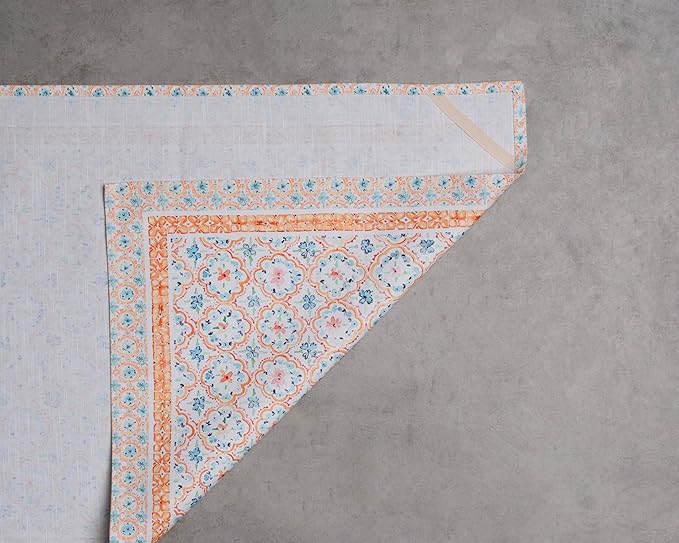 Maison d' Hermine Kitchen Towels Set of 2 100% Cotton 27.50" x 20" Reusable Cloth Tea Dish Towels Absorbent with Hanging Loop for Kitchen, Dining, Cocktail Parties Spring/Summer (Summer Whisper)