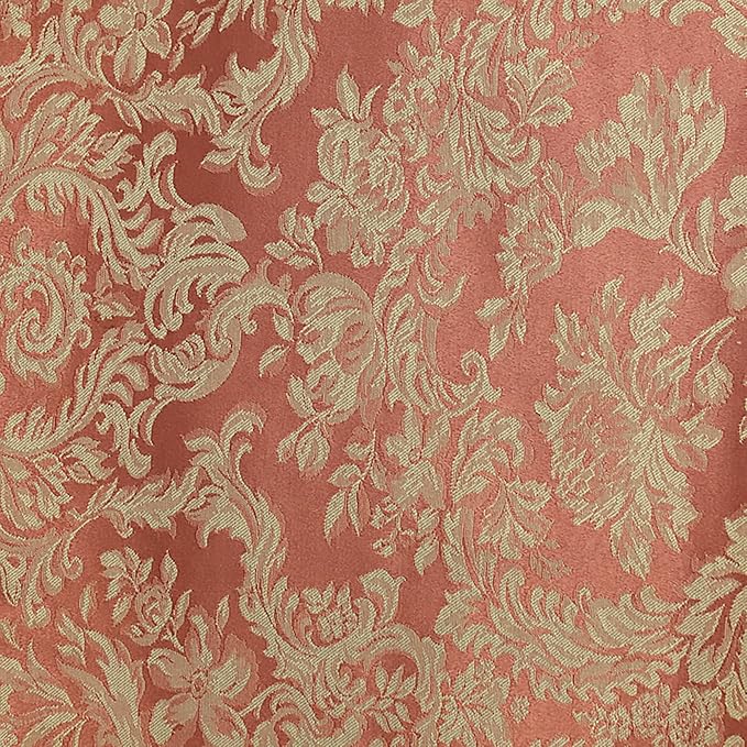 Ultimate Textile Miranda Damask Sienna Cloth Napkins - 17" x 17" (Set of 36) Square Washable Cotton Polyester for Wedding, Party & Dining Events