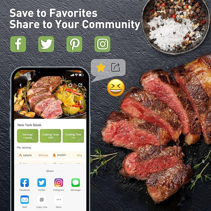 KitchenBoss Wifi Sous Vide Cooker: Ultra-quiet Sous Vide Machine Built-in Color Display Recipes Waterproof, 1100 Watts Immersion Circulator Precision Cooker APP Control, Red-Dot-Winner Product