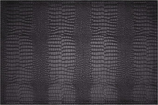 Jovono Faux Leather Hardboard Placemats, Set of 8 PU Table Mats, Easy to Clean, Heat & Stain Resistant for Office Conference Table, Dining Home Decor