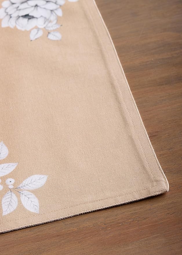 Maison d' Hermine Placemats Set of 4 100% Cotton Washable Cloth Place Mats, Reusable Table Mats for Thanksgiving Christmas Decorations Kitchen Dining Party Wedding (Pretty Autumn, 13" x 19")