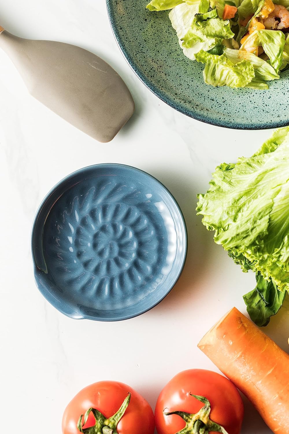 Spoon Holder for Stove Top, Ceramic Spoon Rest for Multiple Utensils, Large Spoon Rest for Stove Top, Modern Farmhouse Kitchen Decor Utensil Holder for Spoons Ladles Tongs Spatula