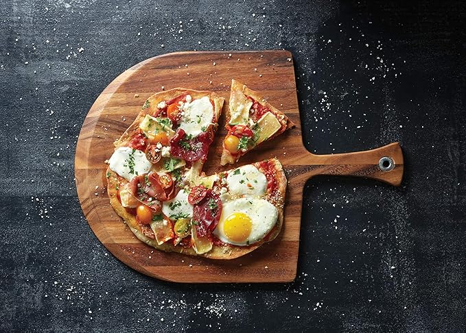 Ironwood Gourmet Napoli Pizza Peel, Acacia Wood 14 x 20 x 0.5 Inches