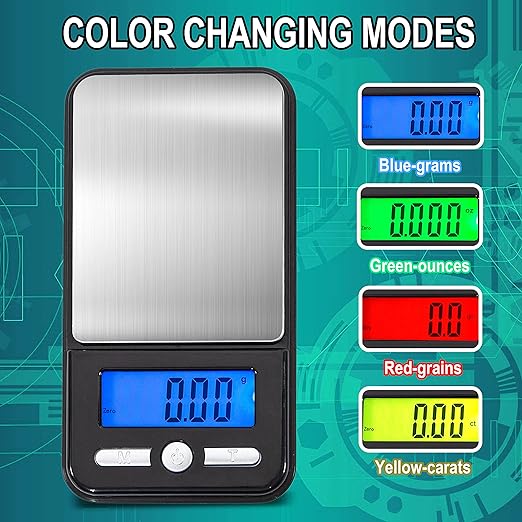 American Weigh Scales Digital Pocket Scale AC SERIES 150g x 0.01g | High Precision 0.001g Accuracy Mini Gram Scale for Kitchen, Lab, Jewelry, Coin Scale, Small Digital Gram Scale Portable Travel Scale