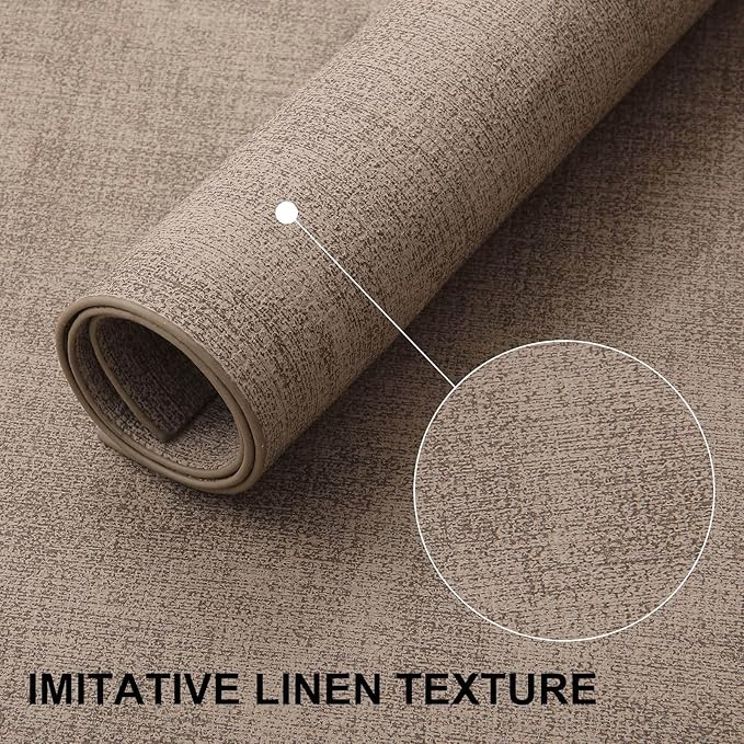 homing Faux Leather Heat Resistant Placemats 6 Packs, Waterproof Wipeable Dining PU Place Mats for Indoor & Outdoor, Easy to Clean, Camel