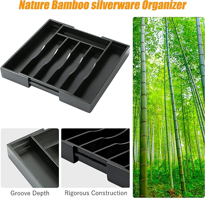 Kitchen Silverware Drawer Organizer and Storage Kitchen Gadgets Best Sellers 2025 First Apartment Essentials New Home Must Haves Things Stuff Accessories House Warming Housewarming Hostess Host Gifts