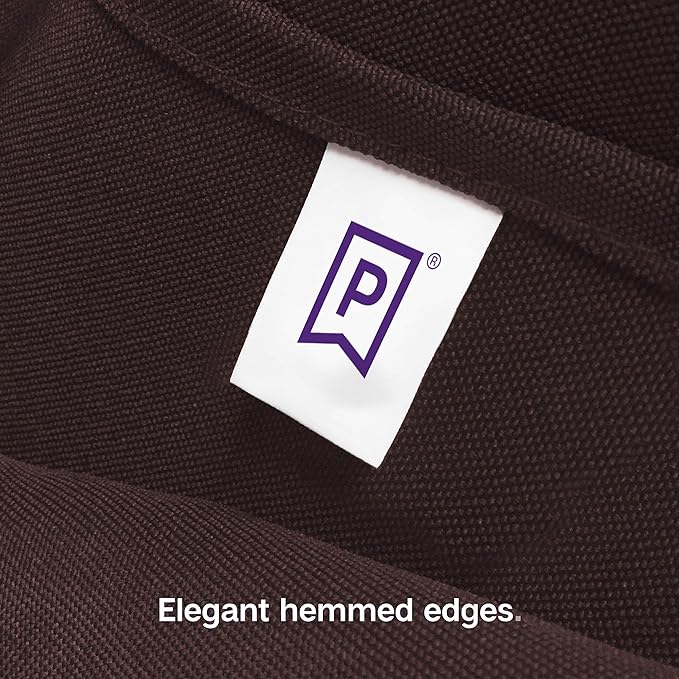 Gee Di Moda Rectangle Tablecloth - 60 x 102 Inch Chocolate Table Cloth for 6 Foot Rectangle Table - Heavy Duty Washable Fabric - for 6 Ft Buffet Table, Holiday Party, Dinner, Wedding & Baby Shower