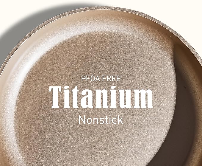 CAROTE Pots and Pan Set Non stick, Cookware Set, 18pcs NonStick Kitchen Set Induction Cookware Non-toxic Granite Cooking Set