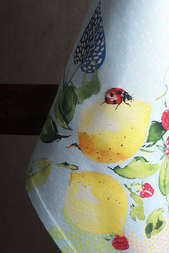 Maison d' Hermine Kitchen Towels Set of 2 100% Cotton 27.50" x 20" Reusable Cloth Tea Dish Towels Absorbent with Hanging Loop for Kitchen, Dining, Cocktail Parties Spring/Summer (Jardin D'Ete - Mint)