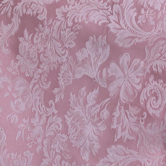 Ultimate Textile Miranda Damask English Rose Cloth Napkins - 17" x 17" (Set of 120) Square Washable Cotton Polyester for Wedding, Party & Dining Events