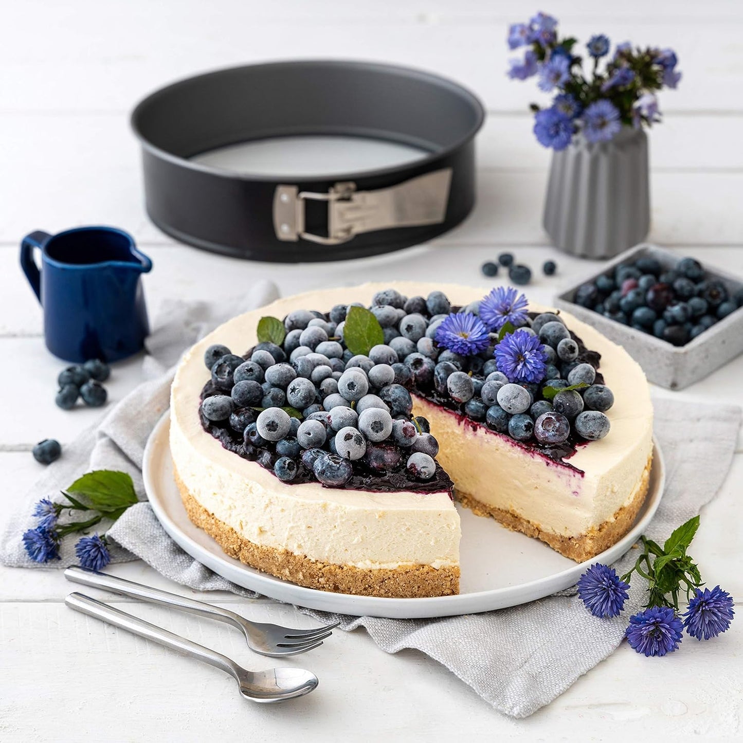 Zenker 10.24-inch Non-Stick Round Springform Cake Pan/Cheesecake Pan