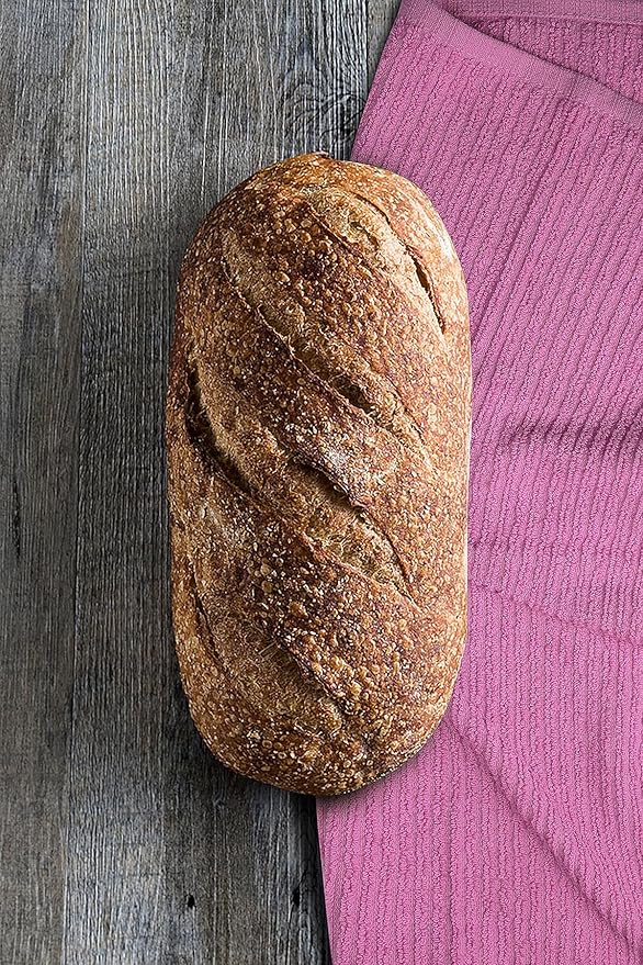 Softolle Bar Mop Towels, Pack of 12-16x19 Inches - 100% Cotton Super Absorbent Towels, Multi-Purpose for Home and Bar Cleaning (Purple Ash)